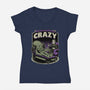 Lovecraft Cthulhu Therapy-Womens-V-Neck-Tee-Studio Mootant