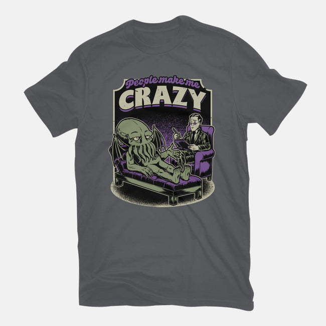 Lovecraft Cthulhu Therapy-Unisex-Basic-Tee-Studio Mootant