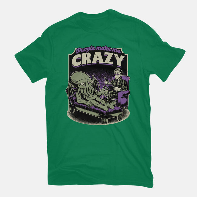 Lovecraft Cthulhu Therapy-Womens-Fitted-Tee-Studio Mootant