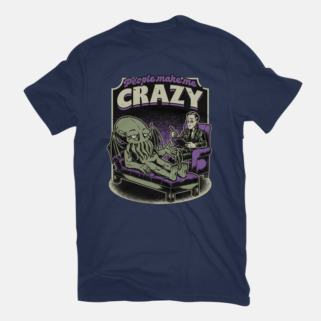 Lovecraft Cthulhu Therapy-Womens-Fitted-Tee-Studio Mootant