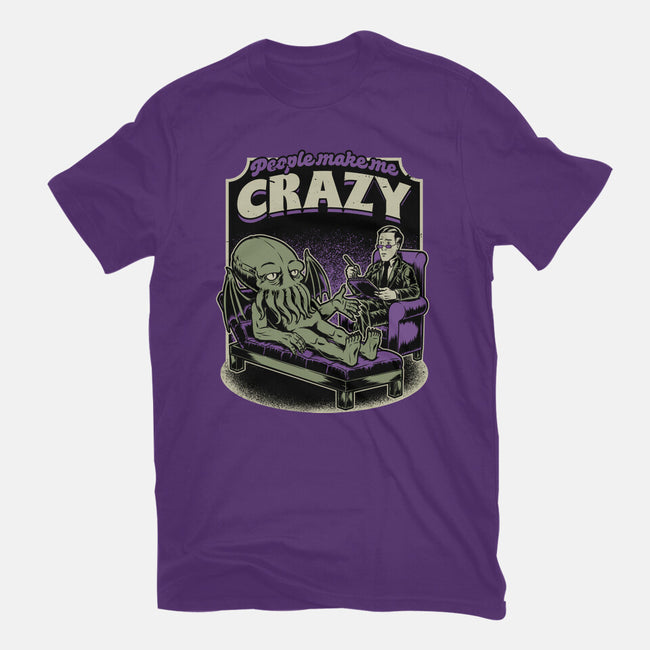 Lovecraft Cthulhu Therapy-Womens-Fitted-Tee-Studio Mootant