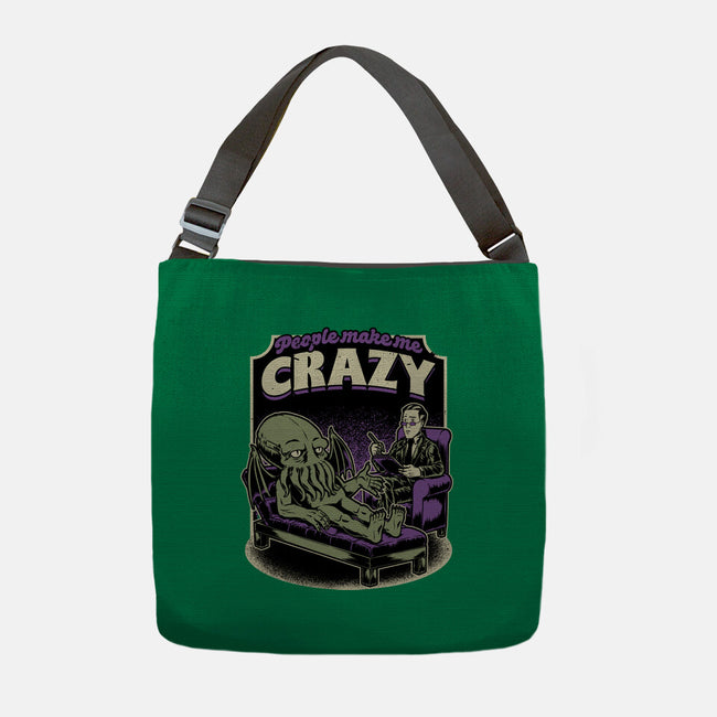 Lovecraft Cthulhu Therapy-None-Adjustable Tote-Bag-Studio Mootant