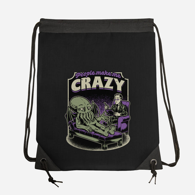 Lovecraft Cthulhu Therapy-None-Drawstring-Bag-Studio Mootant
