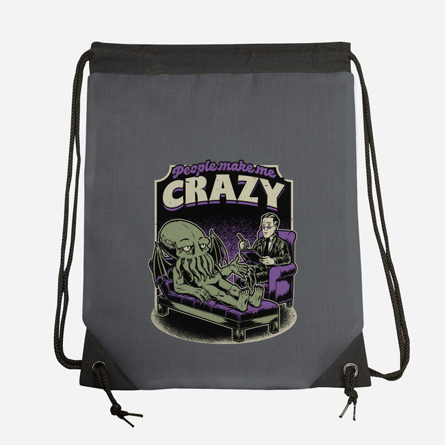Lovecraft Cthulhu Therapy-None-Drawstring-Bag-Studio Mootant