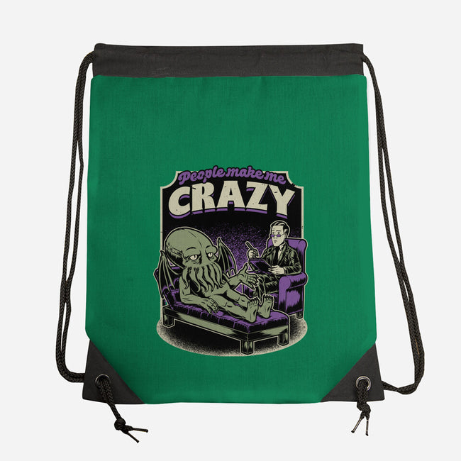 Lovecraft Cthulhu Therapy-None-Drawstring-Bag-Studio Mootant