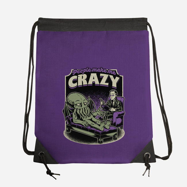 Lovecraft Cthulhu Therapy-None-Drawstring-Bag-Studio Mootant