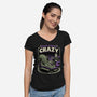Lovecraft Cthulhu Therapy-Womens-V-Neck-Tee-Studio Mootant