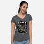 Lovecraft Cthulhu Therapy-Womens-V-Neck-Tee-Studio Mootant