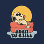 Born To Chill-Womens-V-Neck-Tee-Claudia
