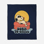 Born To Chill-None-Fleece-Blanket-Claudia