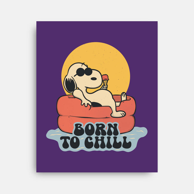 Born To Chill-None-Stretched-Canvas-Claudia