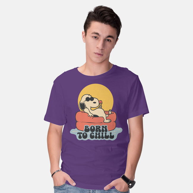 Born To Chill-Mens-Basic-Tee-Claudia