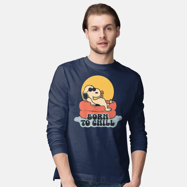 Born To Chill-Mens-Long Sleeved-Tee-Claudia