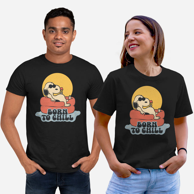 Born To Chill-Unisex-Basic-Tee-Claudia
