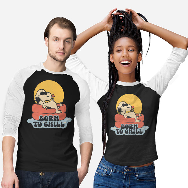 Born To Chill-Unisex-Baseball-Tee-Claudia
