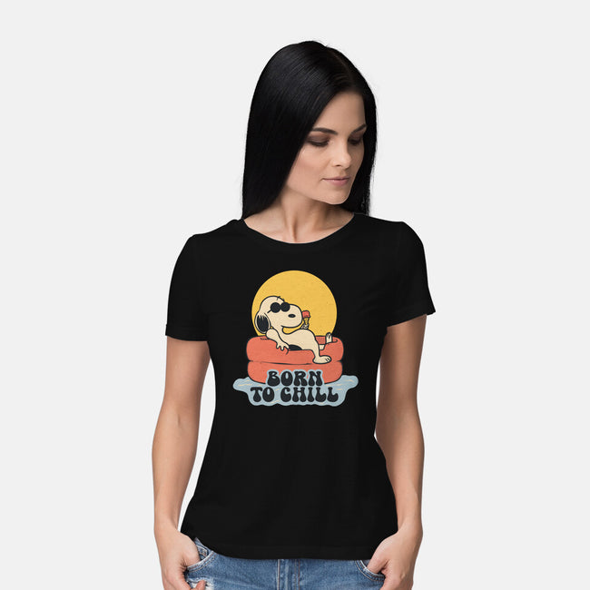 Born To Chill-Womens-Basic-Tee-Claudia