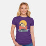 Born To Chill-Womens-Fitted-Tee-Claudia