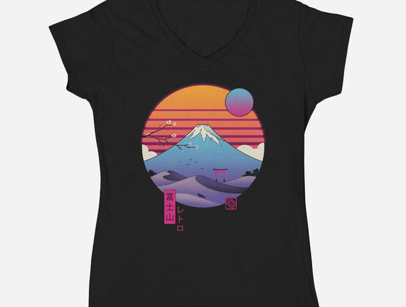 Retro Wave Fuji