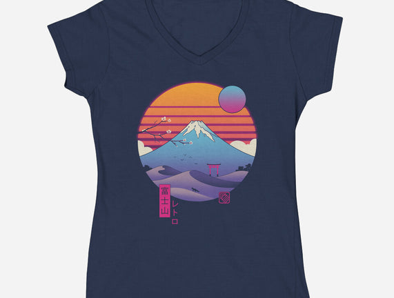 Retro Wave Fuji