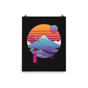 Retro Wave Fuji