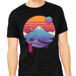 Retro Wave Fuji