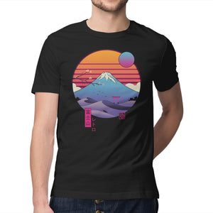 Retro Wave Fuji