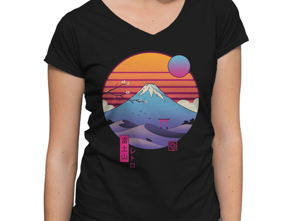 Retro Wave Fuji