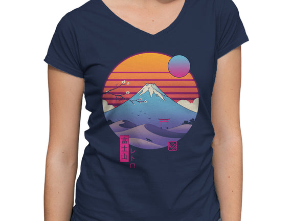 Retro Wave Fuji