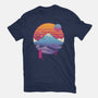 Retro Wave Fuji-Womens-Fitted-Tee-vp021