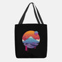Retro Wave Fuji-None-Basic Tote-Bag-vp021