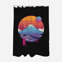 Retro Wave Fuji-None-Polyester-Shower Curtain-vp021