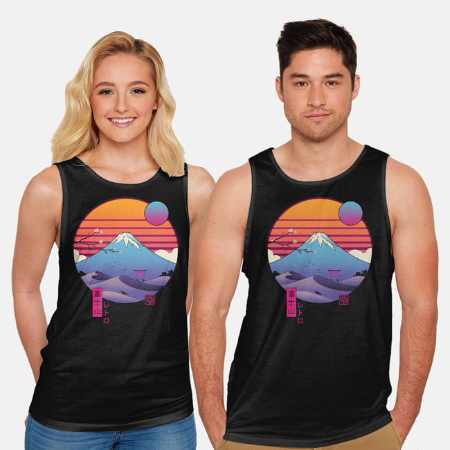 Retro Wave Fuji-Unisex-Basic-Tank-vp021