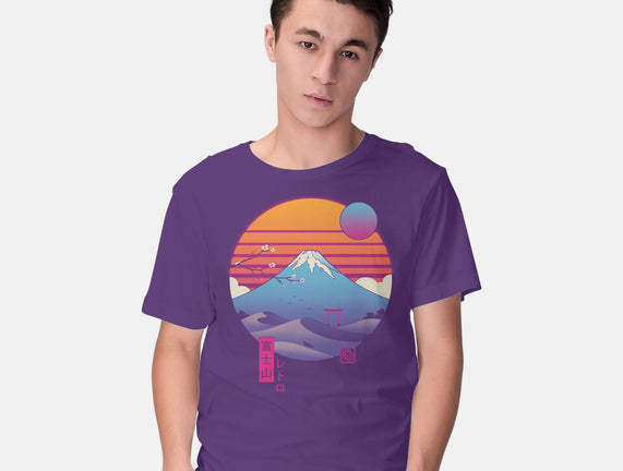 Retro Wave Fuji