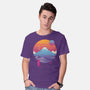 Retro Wave Fuji-Mens-Basic-Tee-vp021