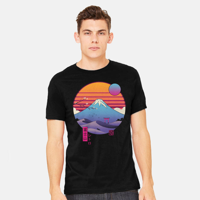 Retro Wave Fuji-Mens-Heavyweight-Tee-vp021