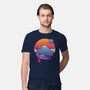 Retro Wave Fuji-Mens-Premium-Tee-vp021