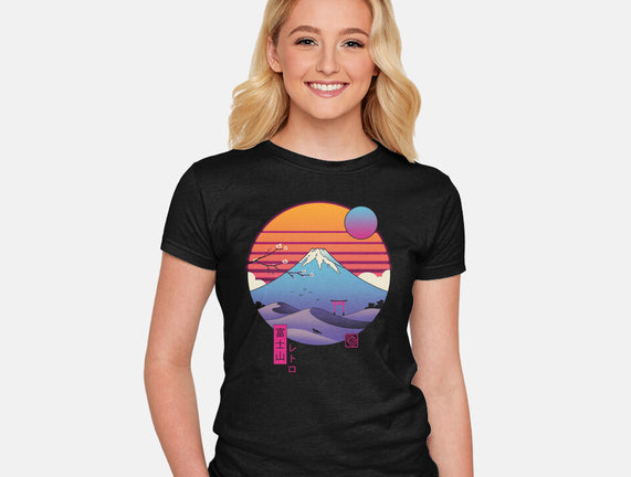 Retro Wave Fuji