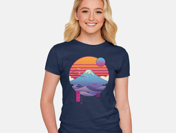 Retro Wave Fuji