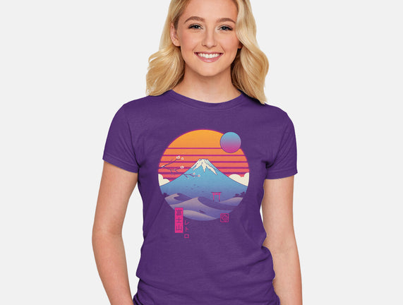 Retro Wave Fuji