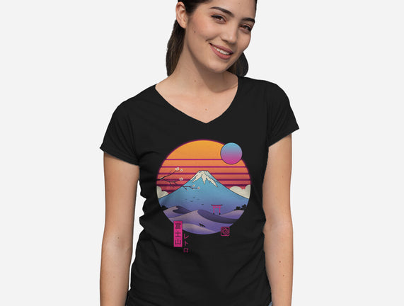 Retro Wave Fuji