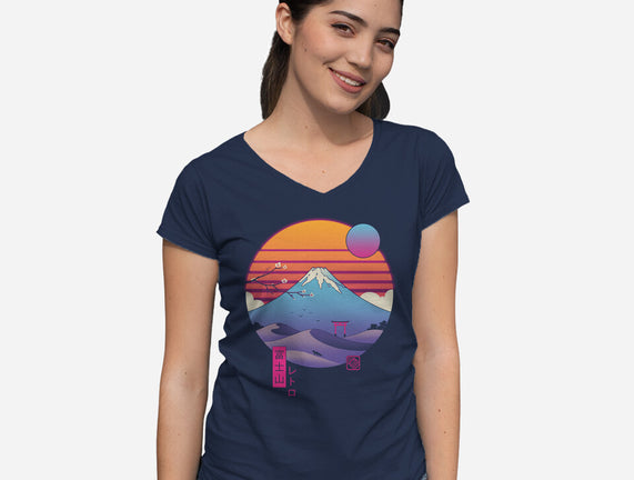 Retro Wave Fuji