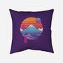 Retro Wave Fuji-None-Removable Cover w Insert-Throw Pillow-vp021