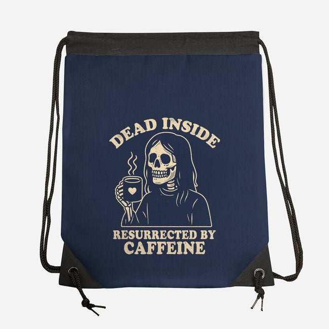 Resurrected By Caffeine-None-Drawstring-Bag-Nemons