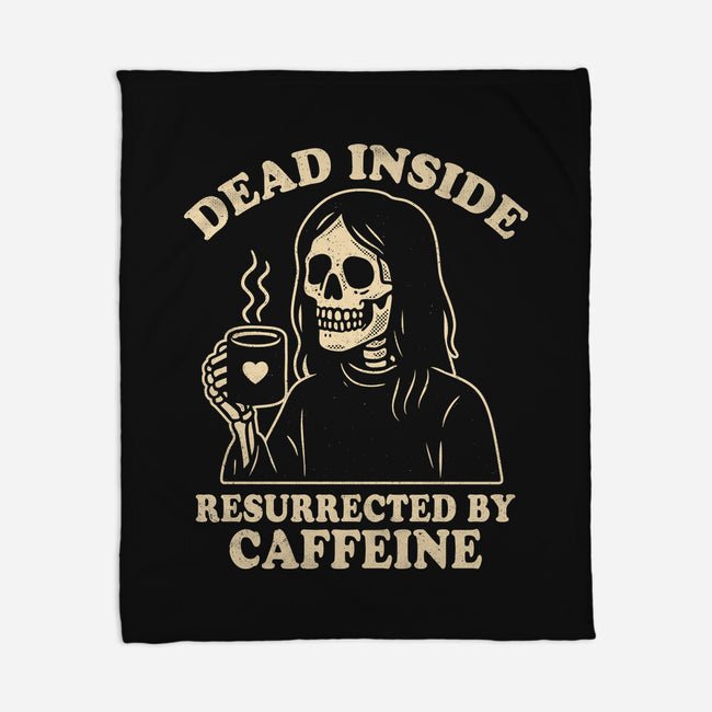 Resurrected By Caffeine-None-Fleece-Blanket-Nemons