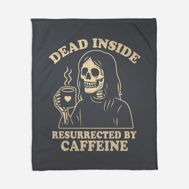 Resurrected By Caffeine-None-Fleece-Blanket-Nemons