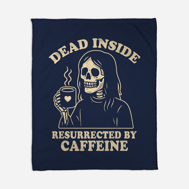 Resurrected By Caffeine-None-Fleece-Blanket-Nemons