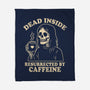 Resurrected By Caffeine-None-Fleece-Blanket-Nemons