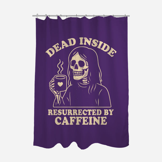 Resurrected By Caffeine-None-Polyester-Shower Curtain-Nemons