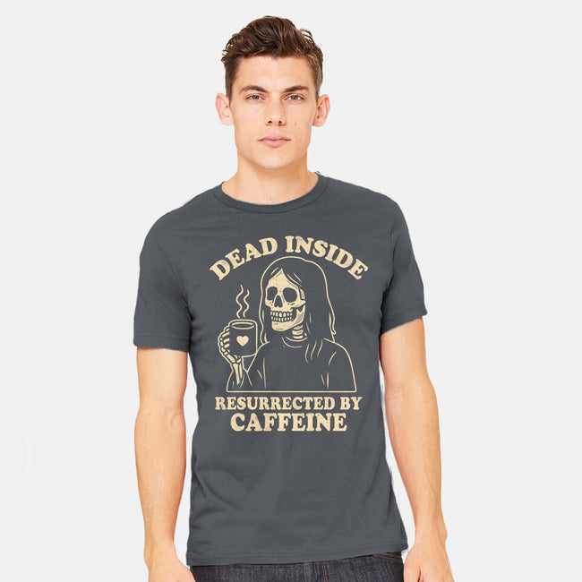Resurrected By Caffeine-Mens-Heavyweight-Tee-Nemons