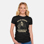 Resurrected By Caffeine-Womens-Fitted-Tee-Nemons
